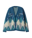 画像2: 【glamb 2026 Autumn先行予約】glamb グラム / Beadswork Argyle Cardigan (2色展開) (2)