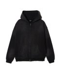 画像2: 【glamb 2026 Autumn先行予約】glamb グラム / Distorted Sweat Zip Hoodie (2色展開) (2)