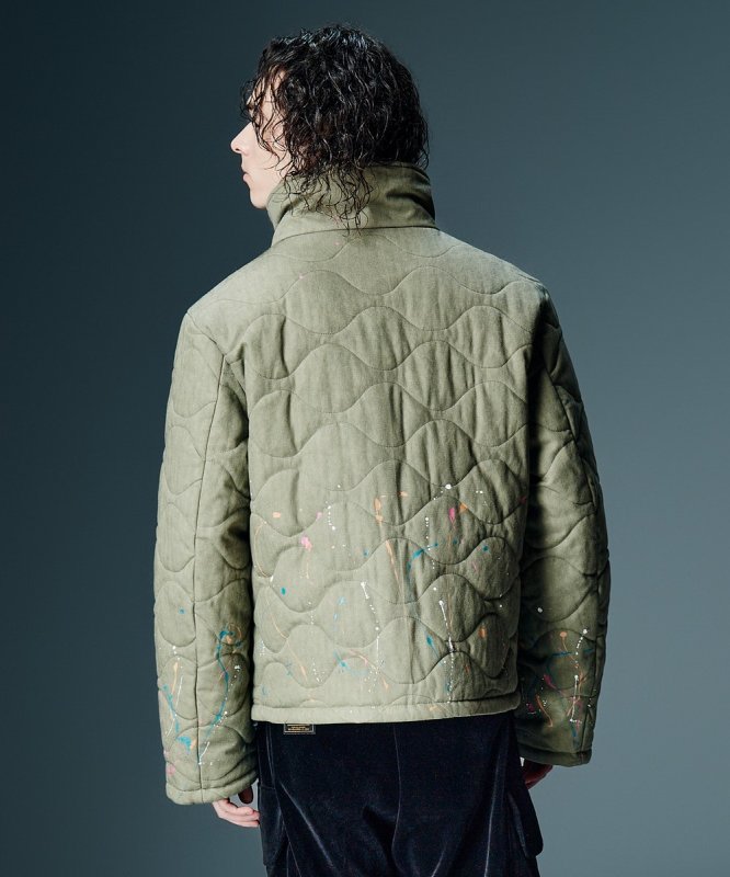 画像10: 【glamb 2026 Autumn先行予約】glamb グラム / Military Quilt Splash Jacket (2色展開) (10)