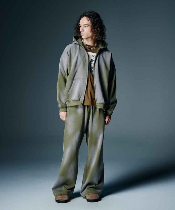 画像6: 【glamb 2026 Autumn先行予約】glamb グラム / Distorted Sweat Zip Hoodie (2色展開) (6)