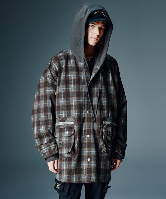 画像6: 【glamb 2026 Autumn先行予約】glamb グラム / 4XL Hoodie Shirt (2色展開) (6)