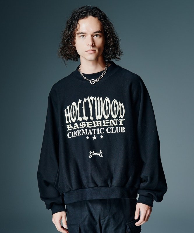 画像4: 【glamb 2026 Autumn先行予約】glamb グラム / Hollywood Basement Sweat (3色展開) (4)