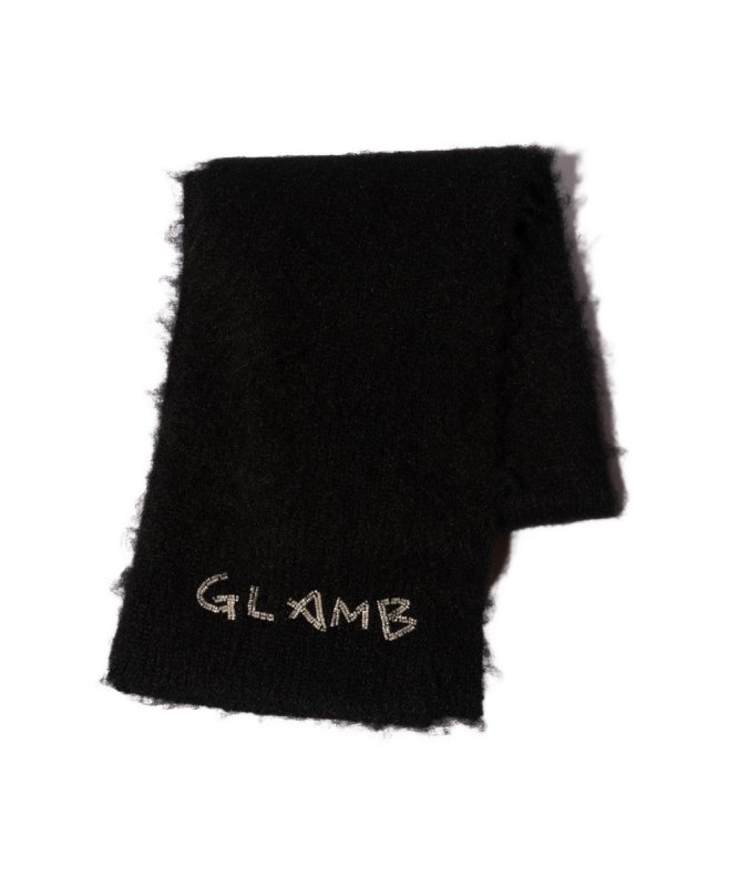 画像4: 【glamb 2026 Autumn先行予約】glamb グラム / Beads Logo Muffler (3色展開) (4)