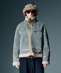 画像12: 【glamb 2026 Autumn先行予約】glamb グラム / Synth Mouton Reversible Jacket (2色展開) (12)