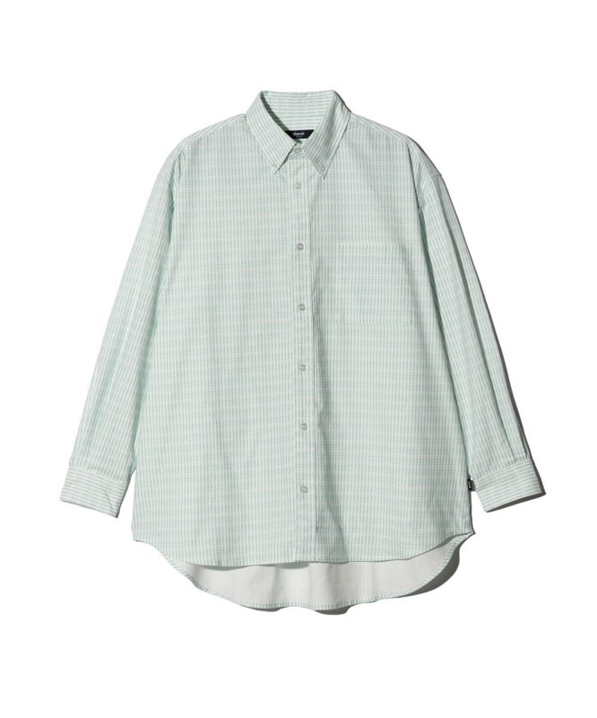 画像2: 【glamb 2026 Autumn先行予約】glamb グラム / Stripe Logo Oxford Shirt (2色展開) (2)