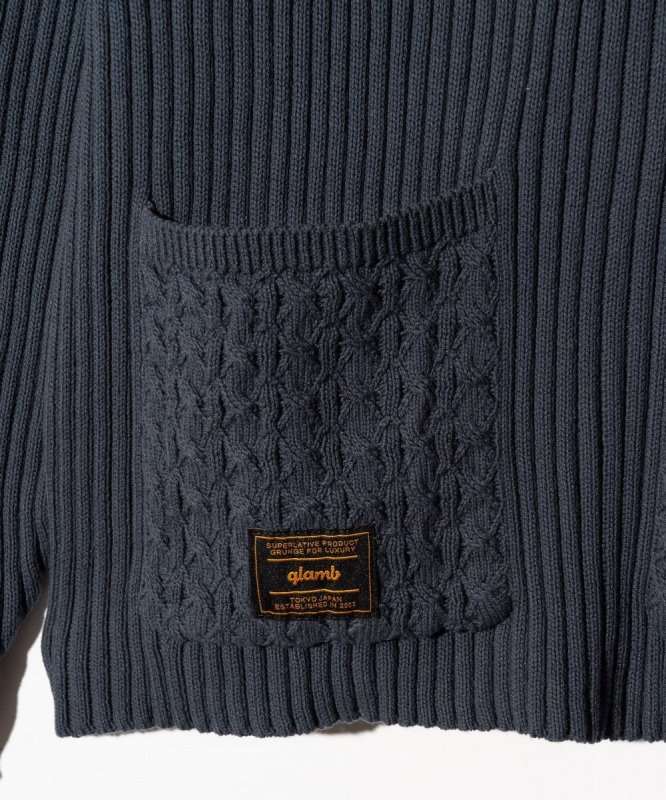 画像13: 【glamb 2026 Autumn先行予約】glamb グラム / Additional Pocket Rib Knit (2色展開) (13)