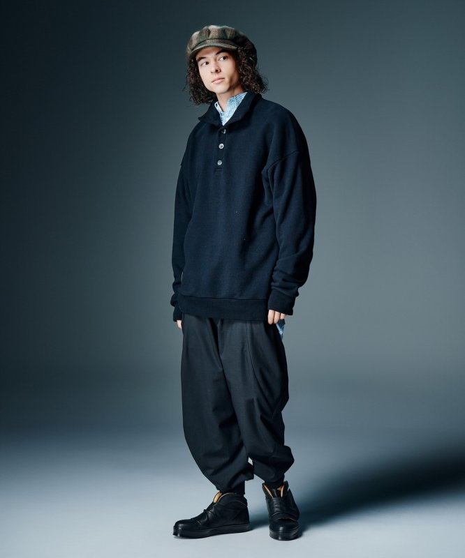 画像8: 【glamb 2026 Autumn先行予約】glamb グラム / Henley High Neck Sweat (2色展開) (8)
