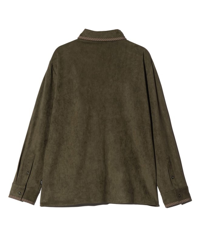 画像2: 【glamb 2026 Autumn先行予約】glamb グラム / Velour Pajamas Shirt (2色展開) (2)