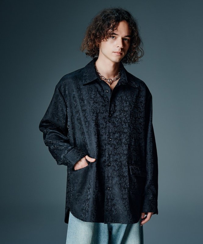 画像7: 【glamb 2026 Autumn先行予約】glamb グラム / Suit Fabric Oversize Shirt (3色展開) (7)