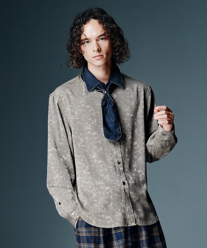 画像7: 【glamb 2026 Autumn先行予約】glamb グラム / Studs Line Shirt II (3色展開) (7)