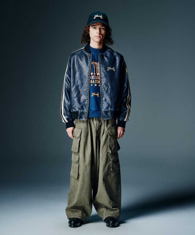 画像13: 【glamb 2026 Autumn先行予約】glamb グラム / Fade Leather Track Jacket (2色展開) (13)