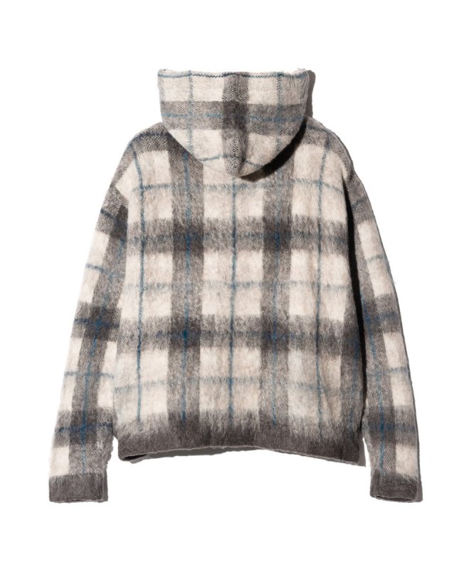 画像3: 【glamb 2026 Autumn先行予約】glamb グラム / Check Knit Hoodie (2色展開) (3)