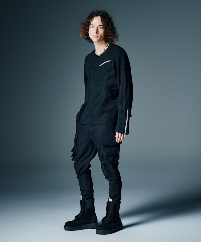 画像8: 【glamb 2026 Autumn先行予約】glamb グラム / Zip Rib Knit (2色展開) (8)