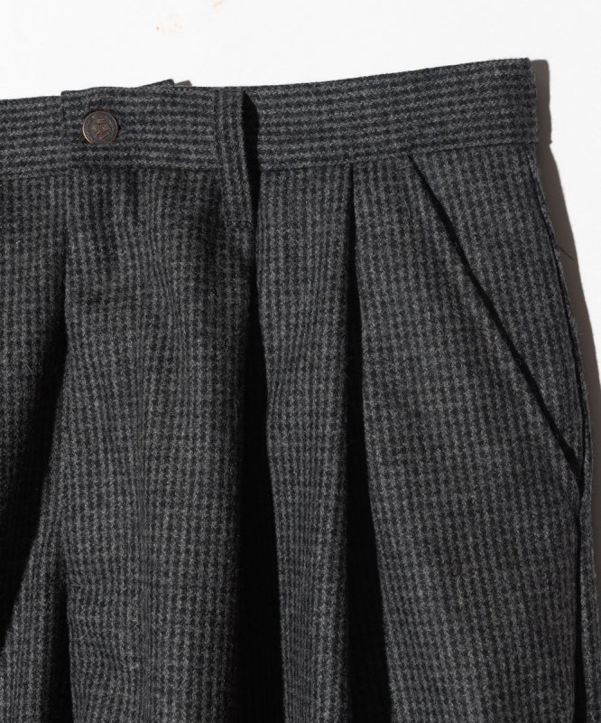 画像18: 【glamb 2026 Autumn先行予約】glamb グラム / Knee Tuck Check Pants (2色展開) (18)