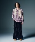 画像8: 【glamb 2026 Autumn先行予約】glamb グラム / Paint Splash Check Shirt (2色展開) (8)
