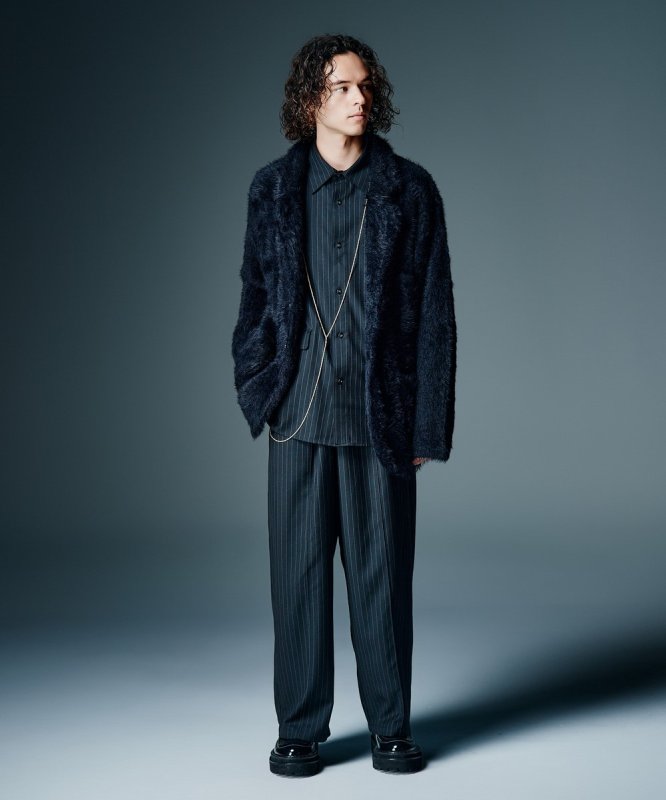 画像12: 【glamb 2026 Autumn先行予約】glamb グラム / Suit Fabric Oversize Shirt (3色展開) (12)