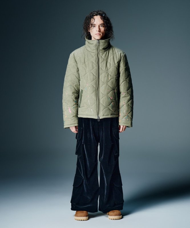 画像13: 【glamb 2026 Autumn先行予約】glamb グラム / Military Quilt Splash Jacket (2色展開) (13)