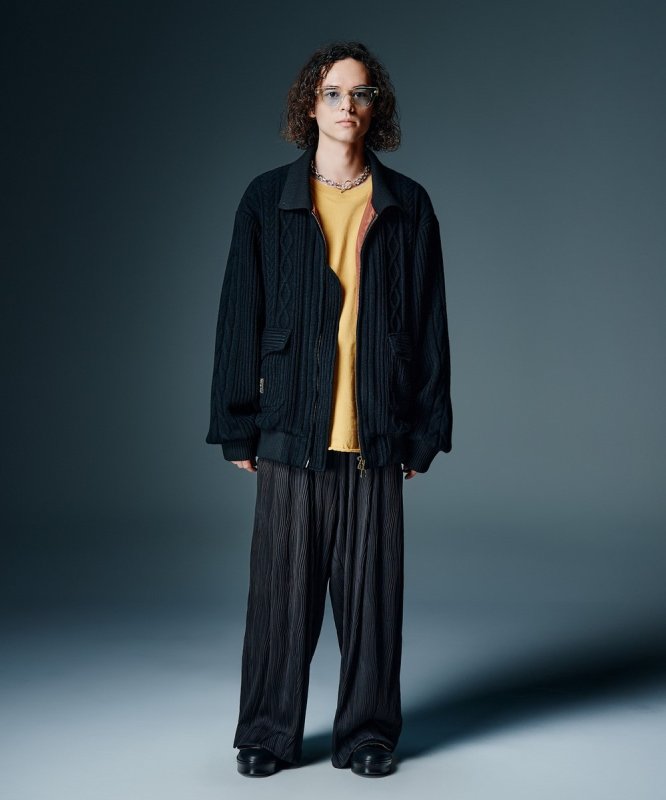 画像16: 【glamb 2026 Autumn先行予約】glamb グラム / Knit A-2 Jacket (2色展開) (16)
