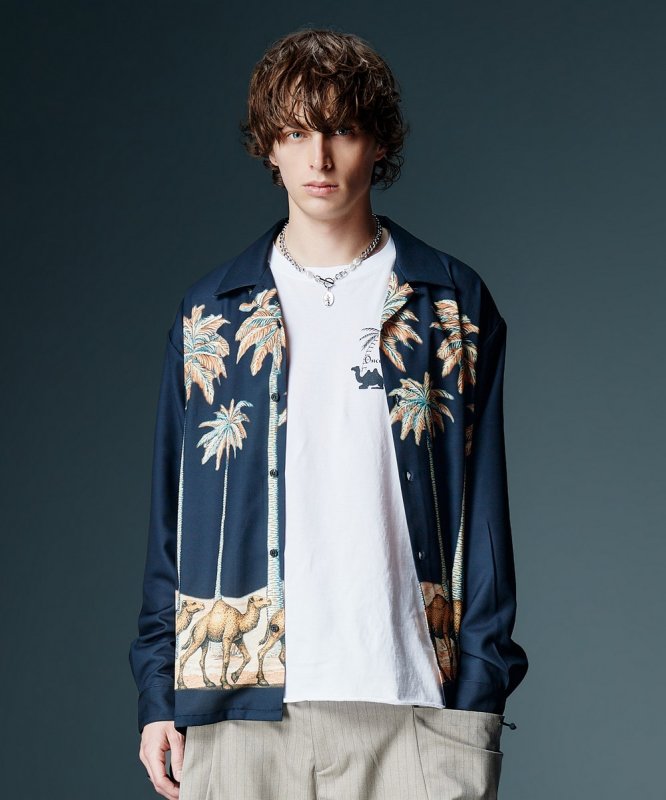 画像24: 【glamb 2026 Autumn先行予約】glamb グラム / Desert Parade Aloha Shirt (2色展開) (24)