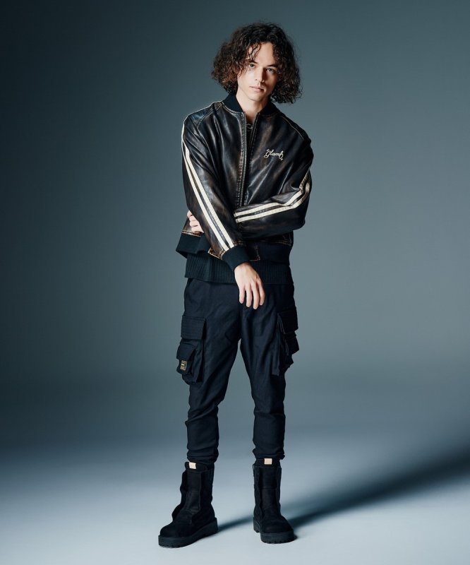 画像19: 【glamb 2026 Autumn先行予約】glamb グラム / Fade Leather Track Jacket (2色展開) (19)