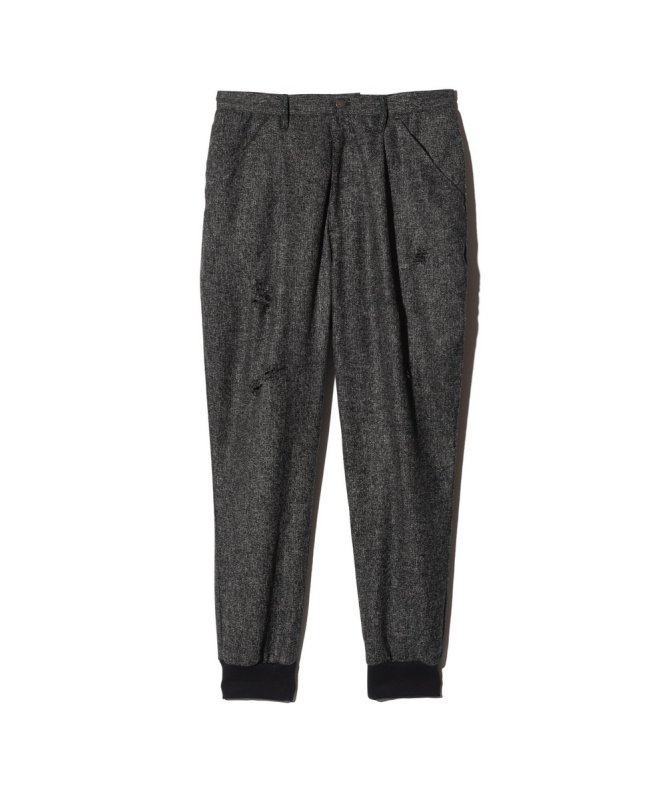 画像2: 【glamb 2026 Autumn先行予約】glamb グラム / Tweed Jogger Pants (2色展開) (2)