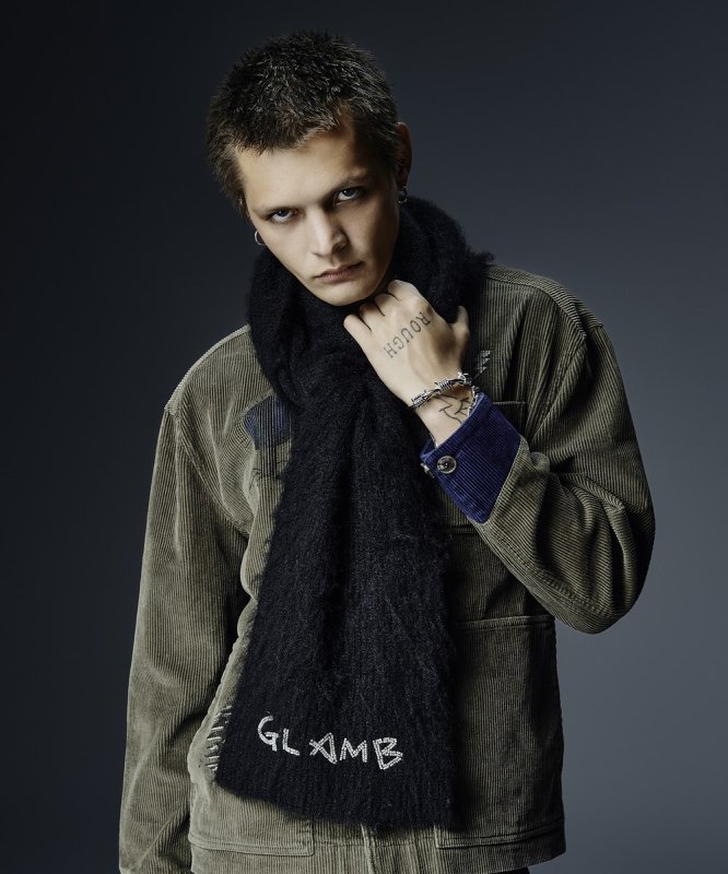 画像9: 【glamb 2026 Autumn先行予約】glamb グラム / Beads Logo Muffler (3色展開) (9)