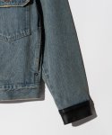 画像10: 【glamb 2026 Autumn先行予約】glamb グラム / Leather Combination Denim Set Up (2色展開) (10)