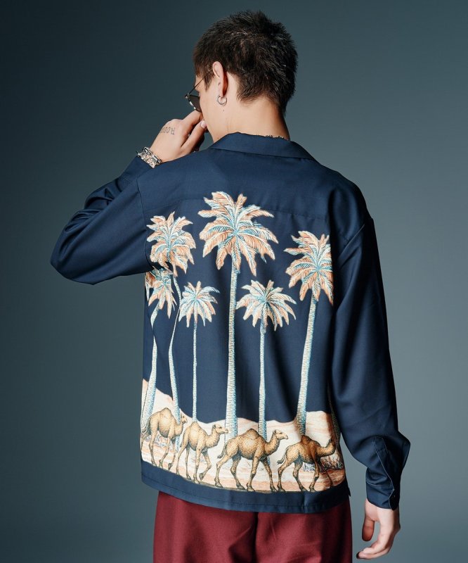 画像5: 【glamb 2026 Autumn先行予約】glamb グラム / Desert Parade Aloha Shirt (2色展開) (5)