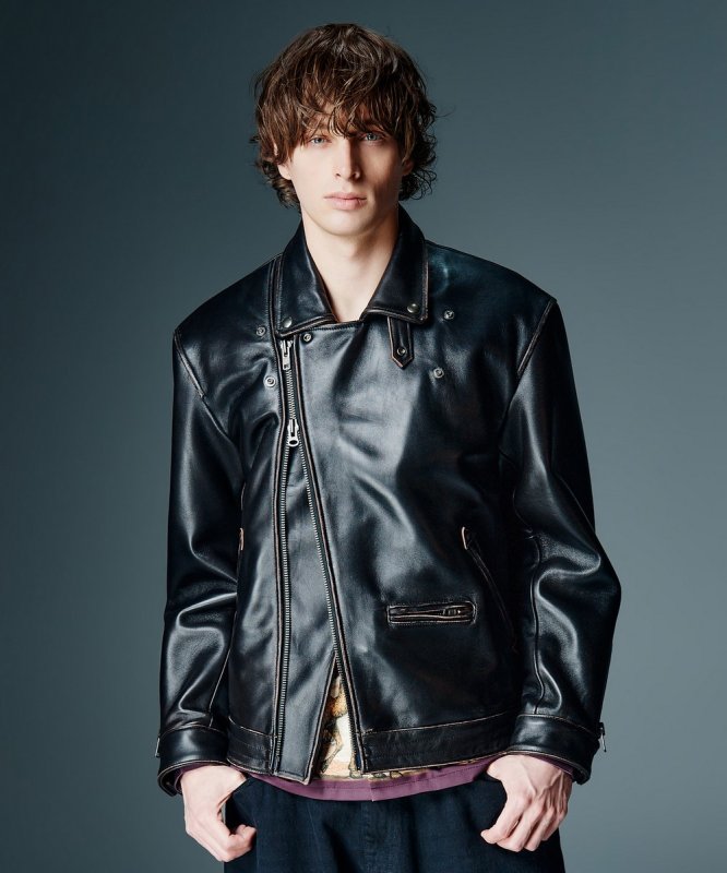 画像16: 【glamb 2026 Autumn先行予約】glamb グラム / Johnny Riders Jacket (2色展開) (16)