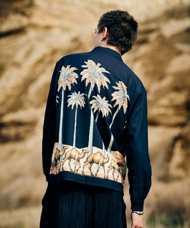 画像13: 【glamb 2026 Autumn先行予約】glamb グラム / Desert Parade Aloha Shirt (2色展開) (13)