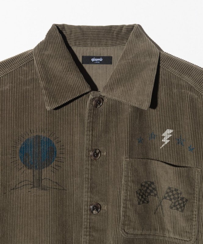 画像20: 【glamb 2026 Autumn先行予約】glamb グラム / Good Luck Corduroy Shirt (2色展開) (20)