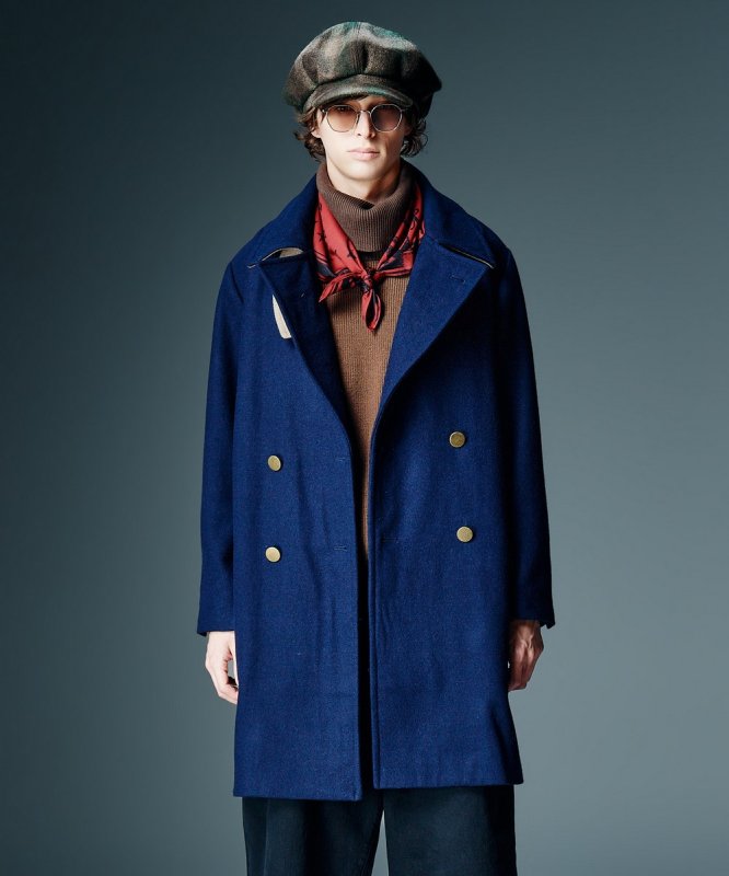 画像13: 【glamb 2026 Autumn先行予約】glamb グラム / Double Breasted Chesterfield Coat (2色展開) (13)