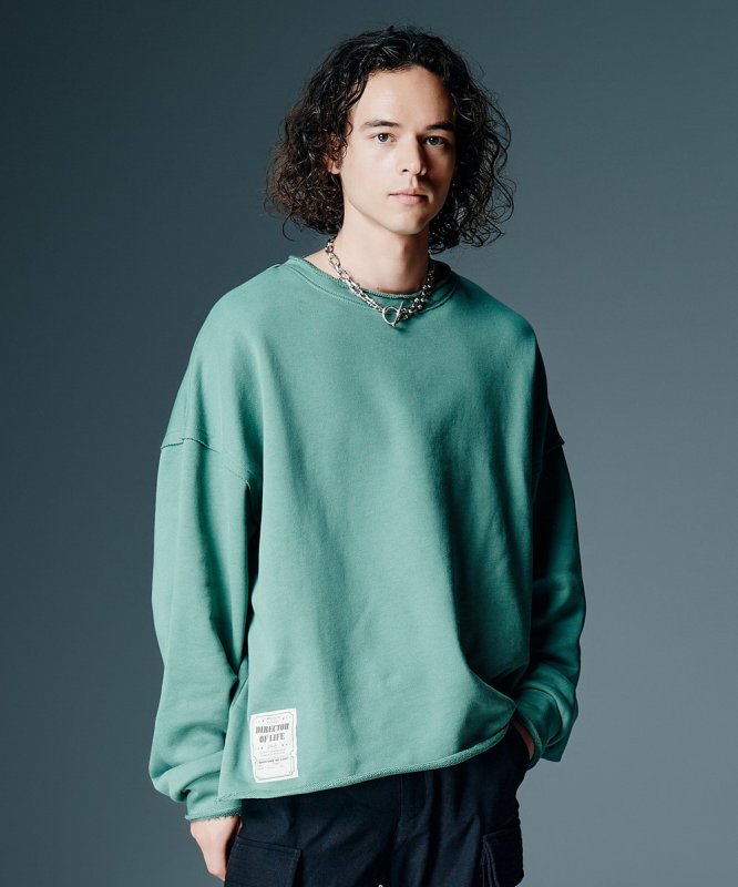 画像6: 【glamb 2026 Autumn先行予約】glamb グラム / Ticket Tag Damage Sweat (3色展開) (6)
