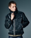 画像15: 【glamb 2026 Autumn先行予約】glamb グラム / Synth Mouton Reversible Jacket (2色展開) (15)