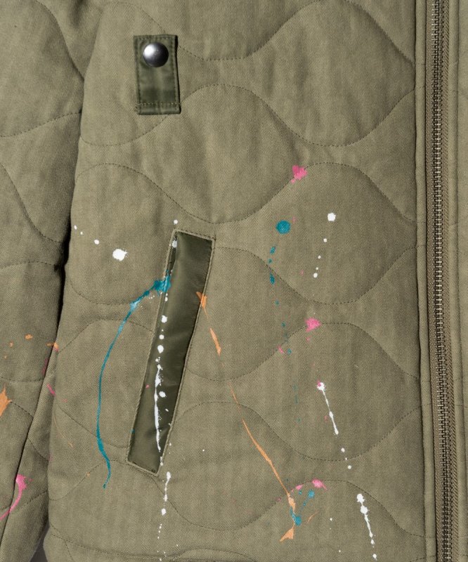 画像5: 【glamb 2026 Autumn先行予約】glamb グラム / Military Quilt Splash Jacket (2色展開) (5)