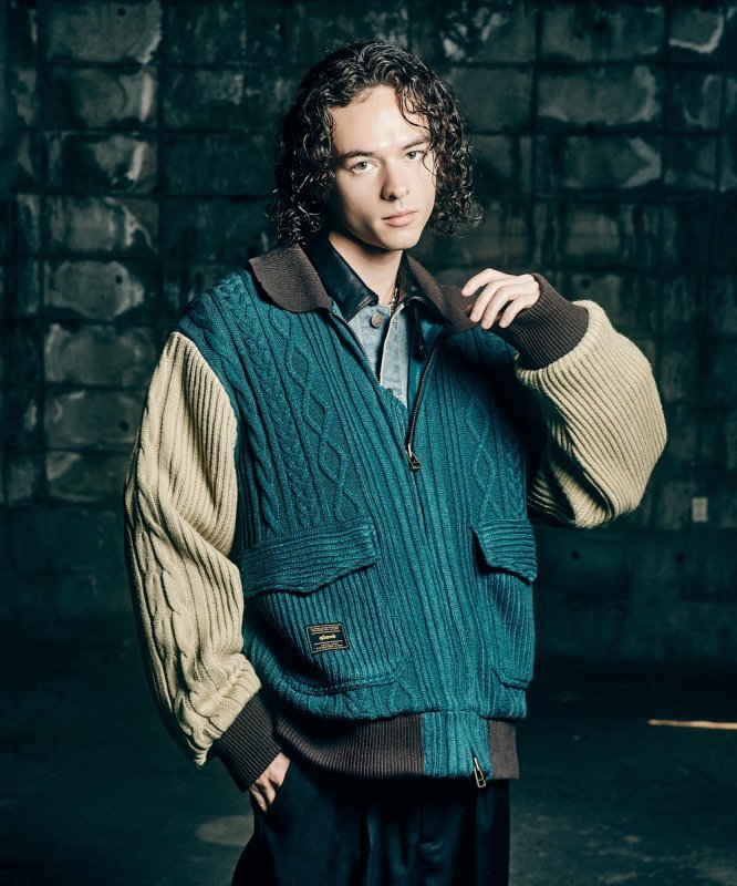 画像12: 【glamb 2026 Autumn先行予約】glamb グラム / Knit A-2 Jacket (2色展開) (12)