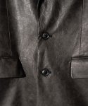 画像6: 【glamb 2026 Autumn先行予約】glamb グラム / Synth Leather Tailored Jacket (2色展開) (6)