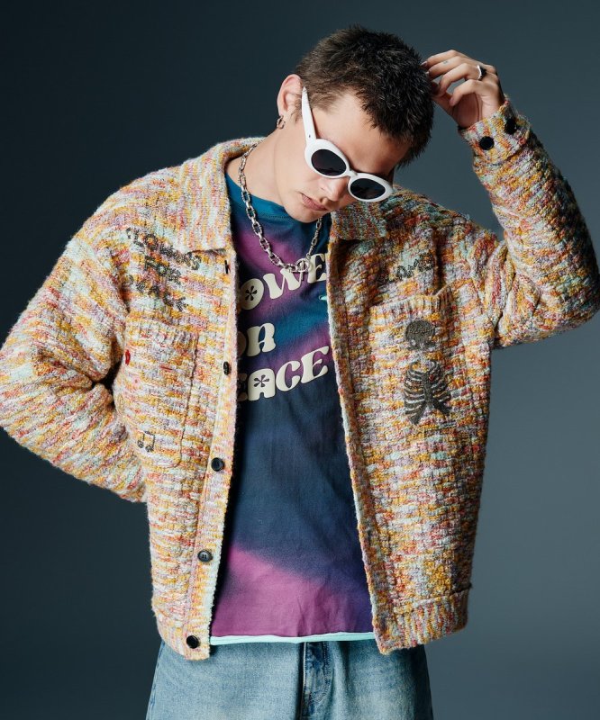 画像14: 【glamb 2026 Autumn先行予約】glamb グラム / Flower Peace Jacket (3色展開) (14)