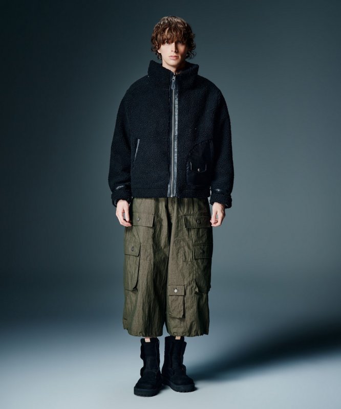 画像6: 【glamb 2026 Autumn先行予約】glamb グラム / Asymmetry Cropped Cargo Pants (2色展開) (6)