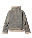 画像2: 【glamb 2026 Autumn先行予約】glamb グラム / Synth Mouton Reversible Jacket (2色展開) (2)