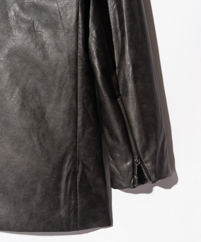 画像7: 【glamb 2026 Autumn先行予約】glamb グラム / Synth Leather Tailored Jacket (2色展開) (7)