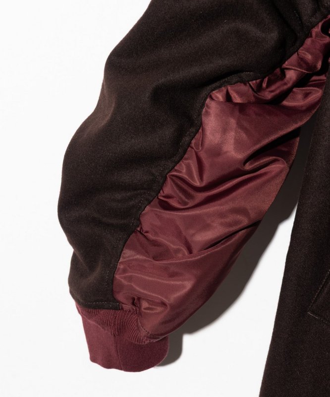 画像6: 【glamb 2026 Autumn先行予約】glamb グラム / Melton MA-1 Coat (2色展開) (6)