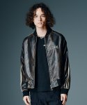 画像11: 【glamb 2026 Autumn先行予約】glamb グラム / Fade Leather Track Jacket (2色展開) (11)