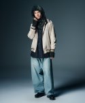 画像23: 【glamb 2026 Autumn先行予約】glamb グラム / Leather Combination Wide Denim (2色展開) (23)