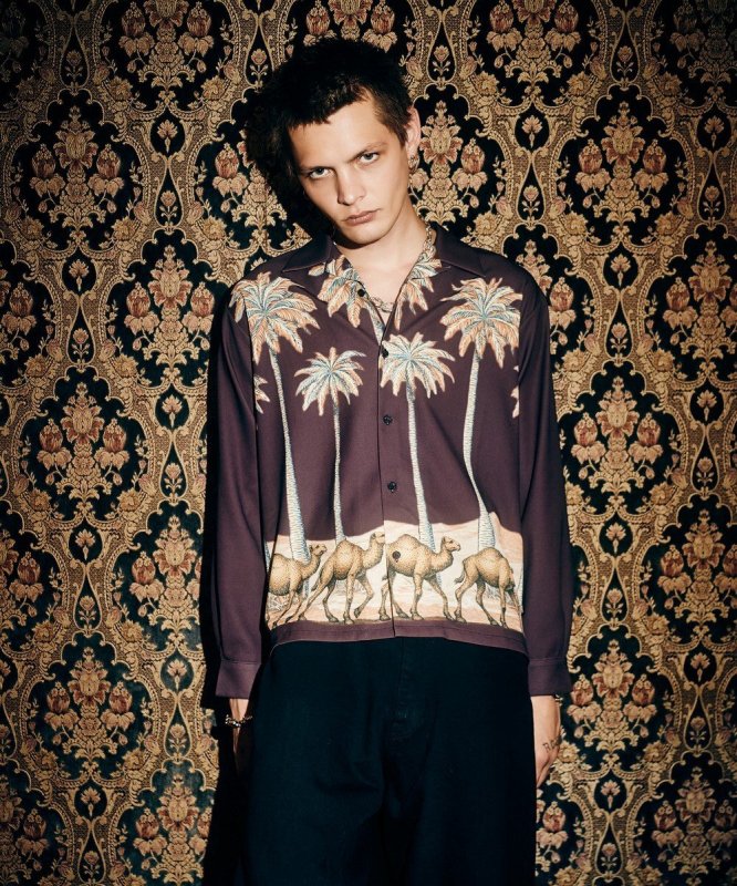 画像18: 【glamb 2026 Autumn先行予約】glamb グラム / Desert Parade Aloha Shirt (2色展開) (18)