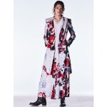 画像21: 【2026AW先行予約】kiryuyrik キリュウキリュウ / Goth Flora Suede Satin Wide Tuck Slacks (2色展開) (21)