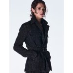 画像4: 【2026AW先行予約】kiryuyrik キリュウキリュウ / Tweed Fur Safari Blouson (1色展開) (4)
