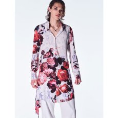 画像8: 【2026AW先行予約】kiryuyrik キリュウキリュウ / Goth Flora Flare Shirt (2色展開) (8)