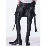画像7: 【2026AW先行予約】kiryuyrik キリュウキリュウ / Emboss Silley Jersey Saruel Bondage Pants (1色展開) (7)
