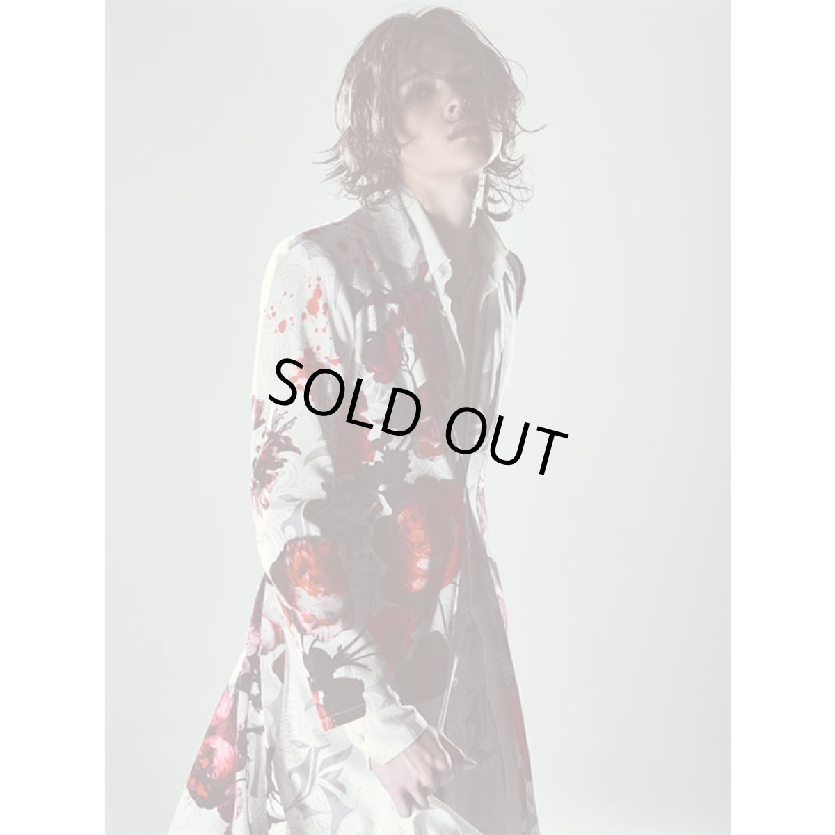 画像22: 【2026AW先行予約】kiryuyrik キリュウキリュウ / Goth Flora Suede Satin Flare Jacket (2色展開) (22)